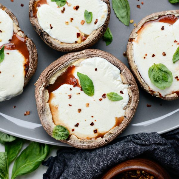 Roasted Caprese Portobello Mushrooms Simply Scratch