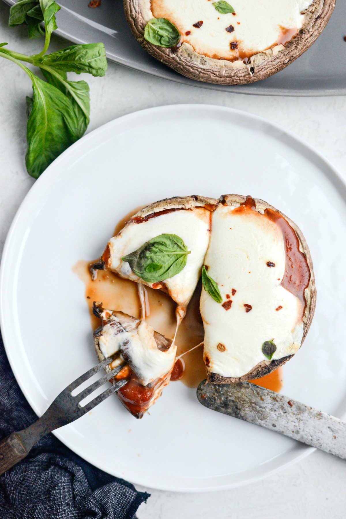 Roasted Caprese Portobello Mushrooms - Easy Weeknight Meals