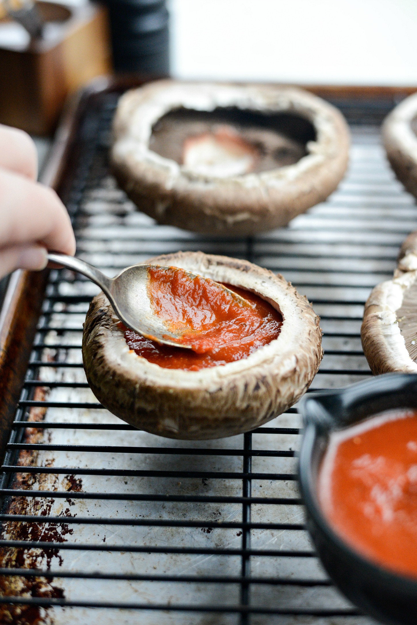 Roasted Caprese Portobello Mushrooms - Simply Scratch