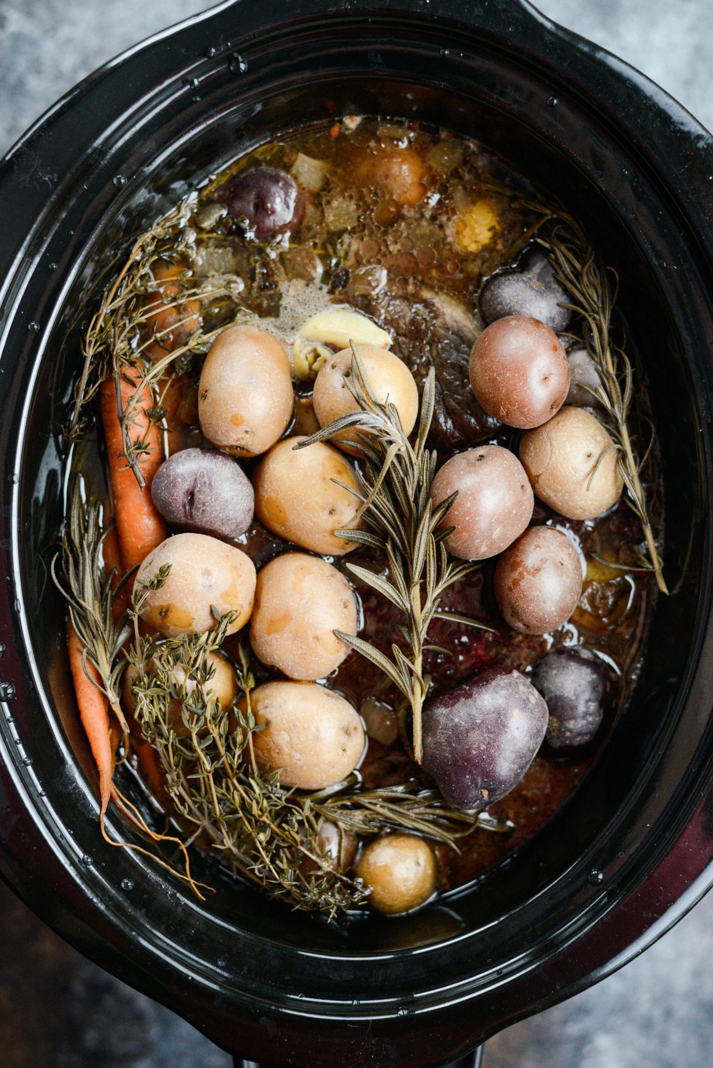 Slow Cooker Balsamic Dijon Pot Roast (Freezer Meal Kit) Simply Scratch