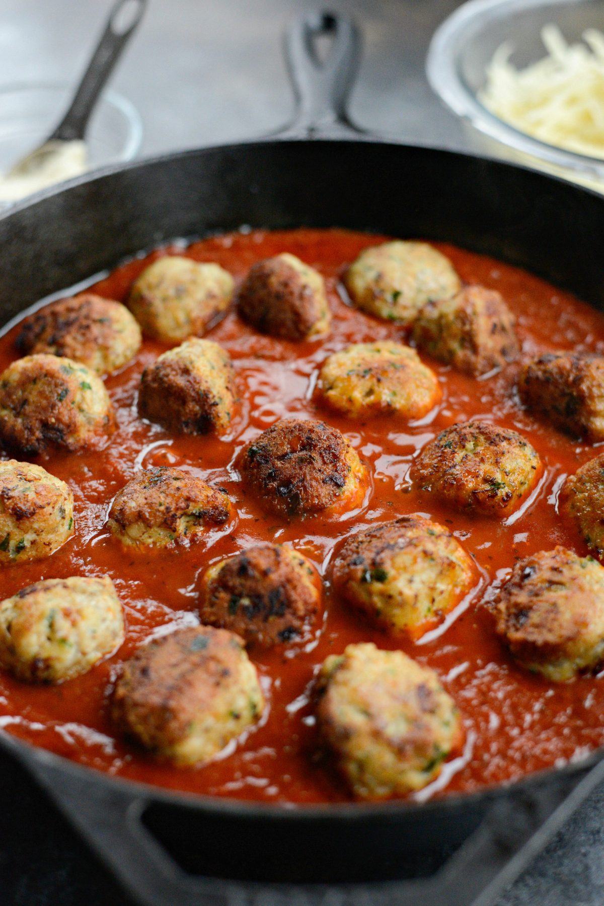 add meatballs to sauce