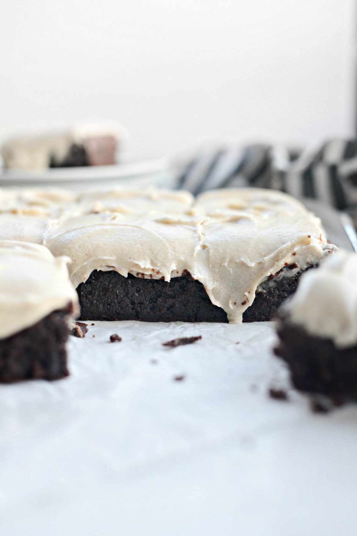 Chocolate Guinness Brownies with Brown Butter Stout Frosting