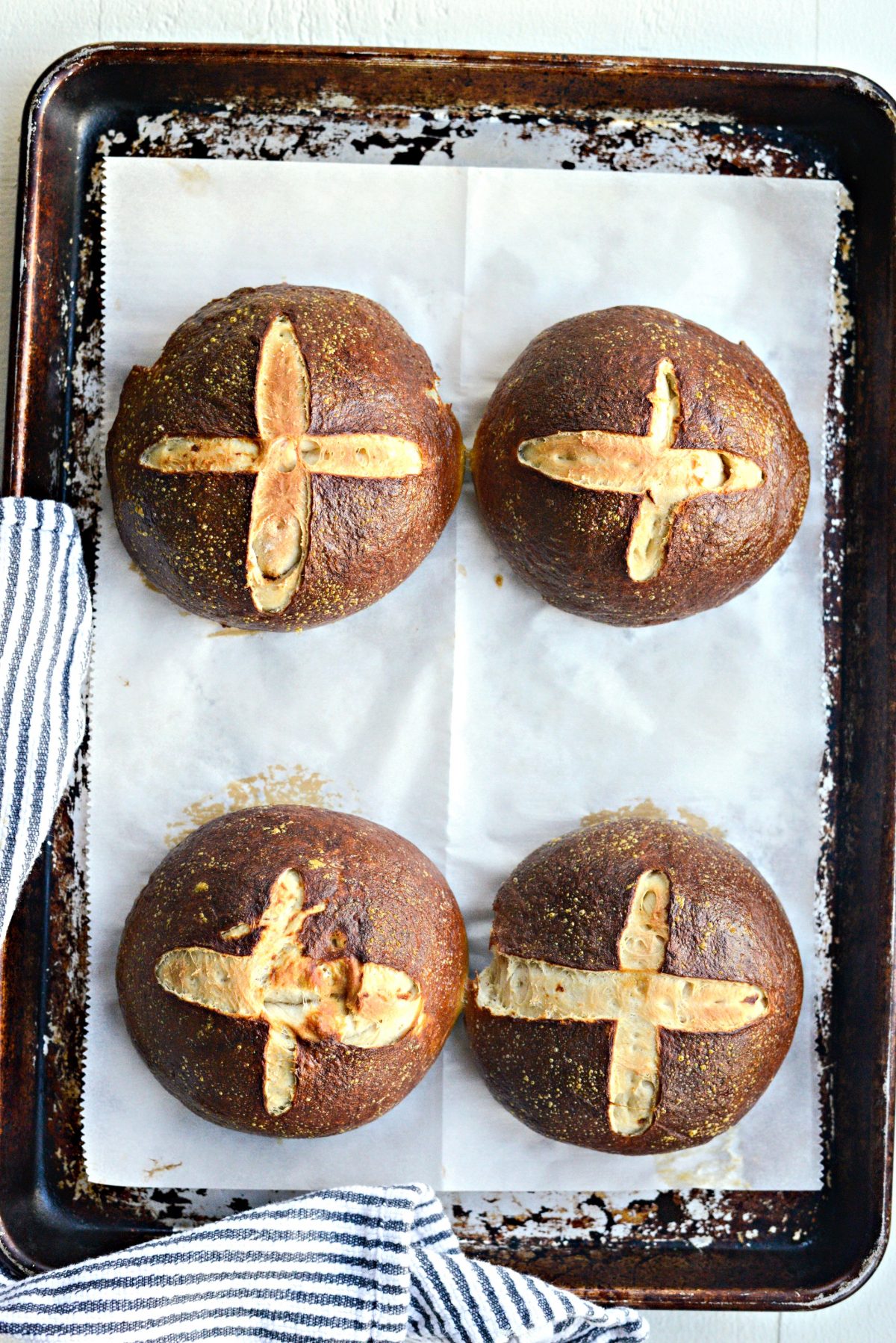 baked Easy Homemade Pretzel Bread