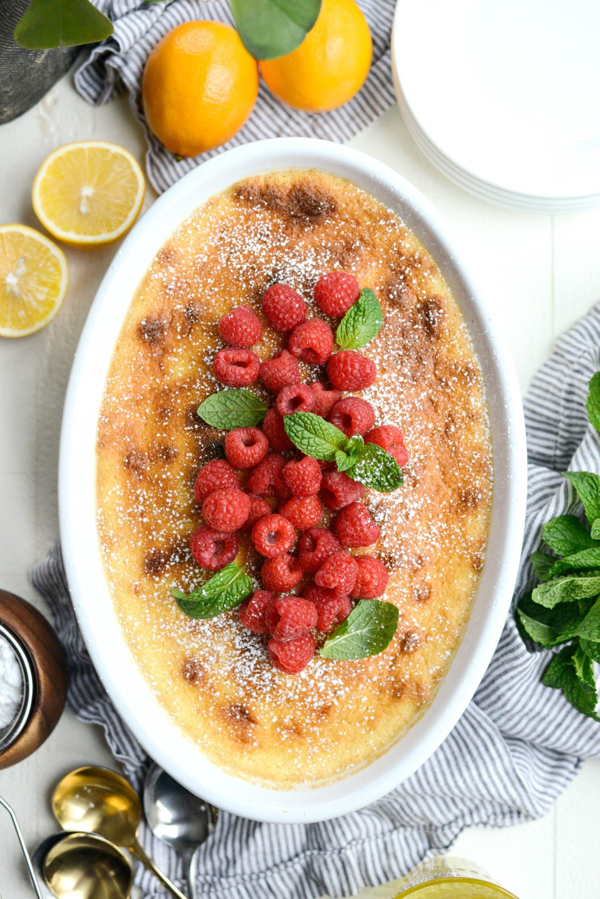 Meyer Lemon Pudding Cake