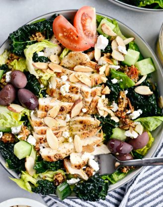 Modern Greek Kale Salad