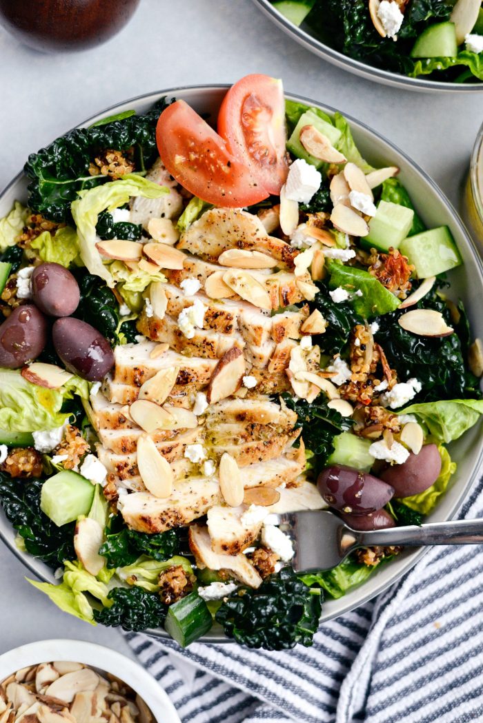 Modern Greek Kale Salad