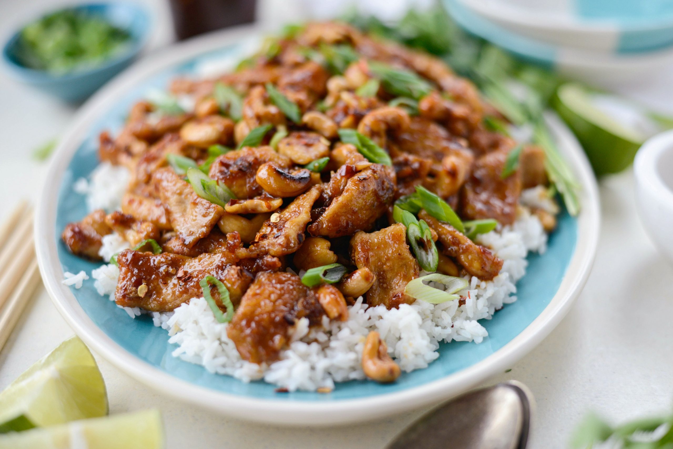 Spicy Ginger Cashew Pork Simply Scratch