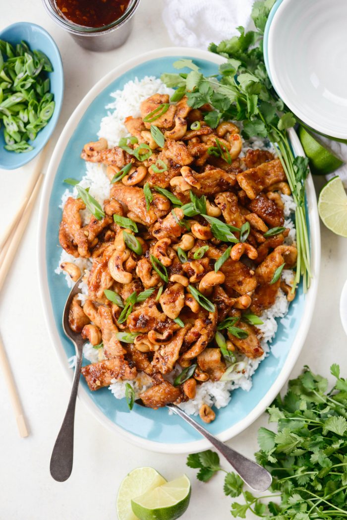 Spicy Ginger Pork Cashew Pork