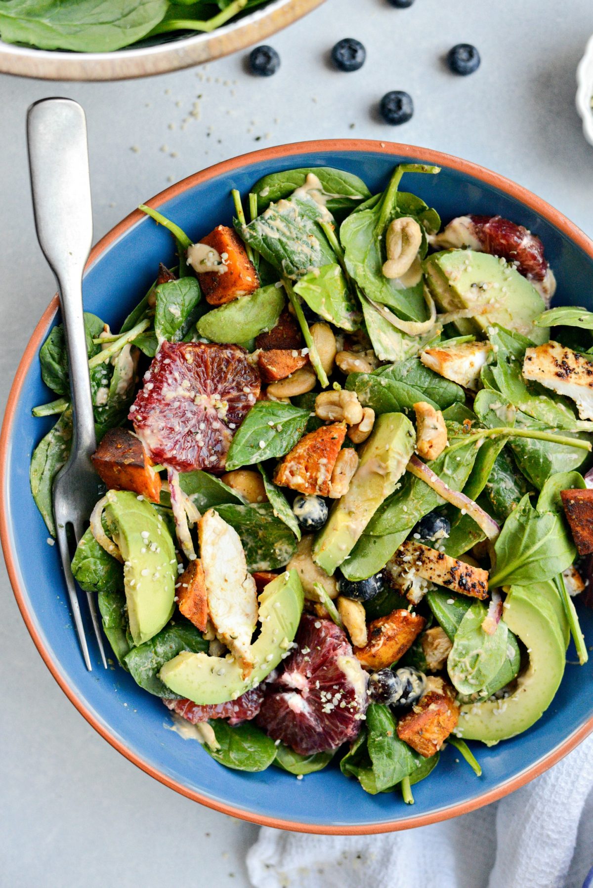 Sweet Potato Blueberry Power Bowl