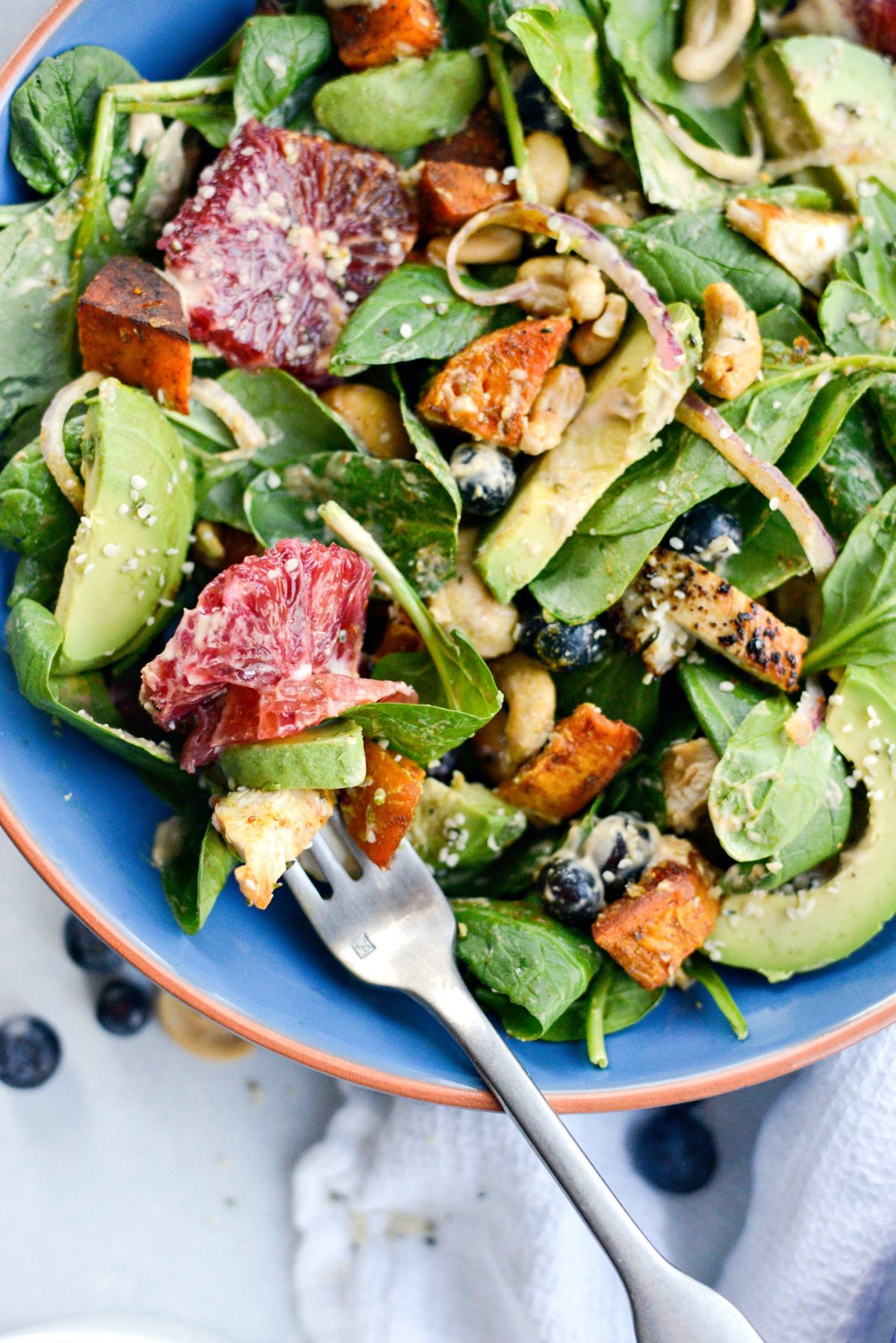 Sweet Potato Blueberry Power Bowl