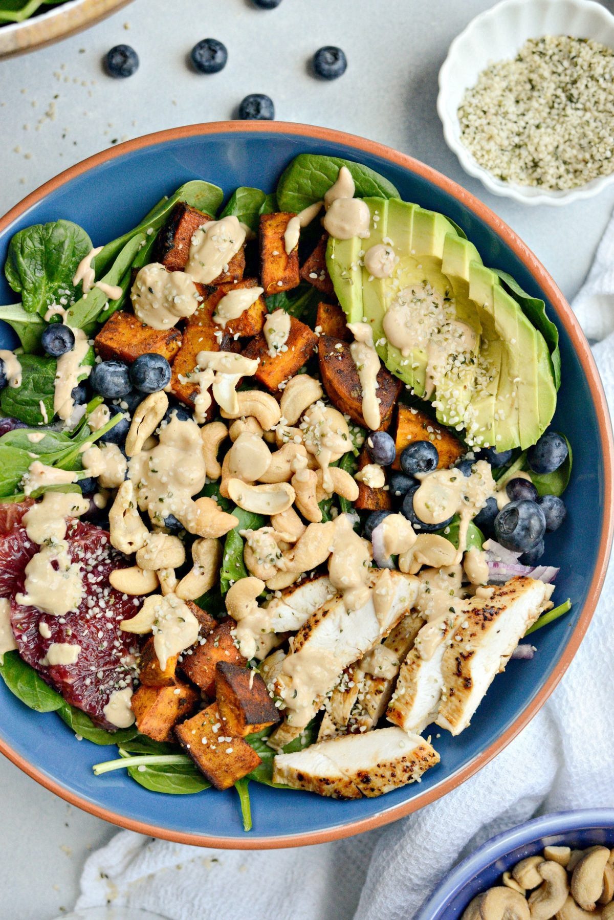 Sweet Potato Blueberry Power Bowl