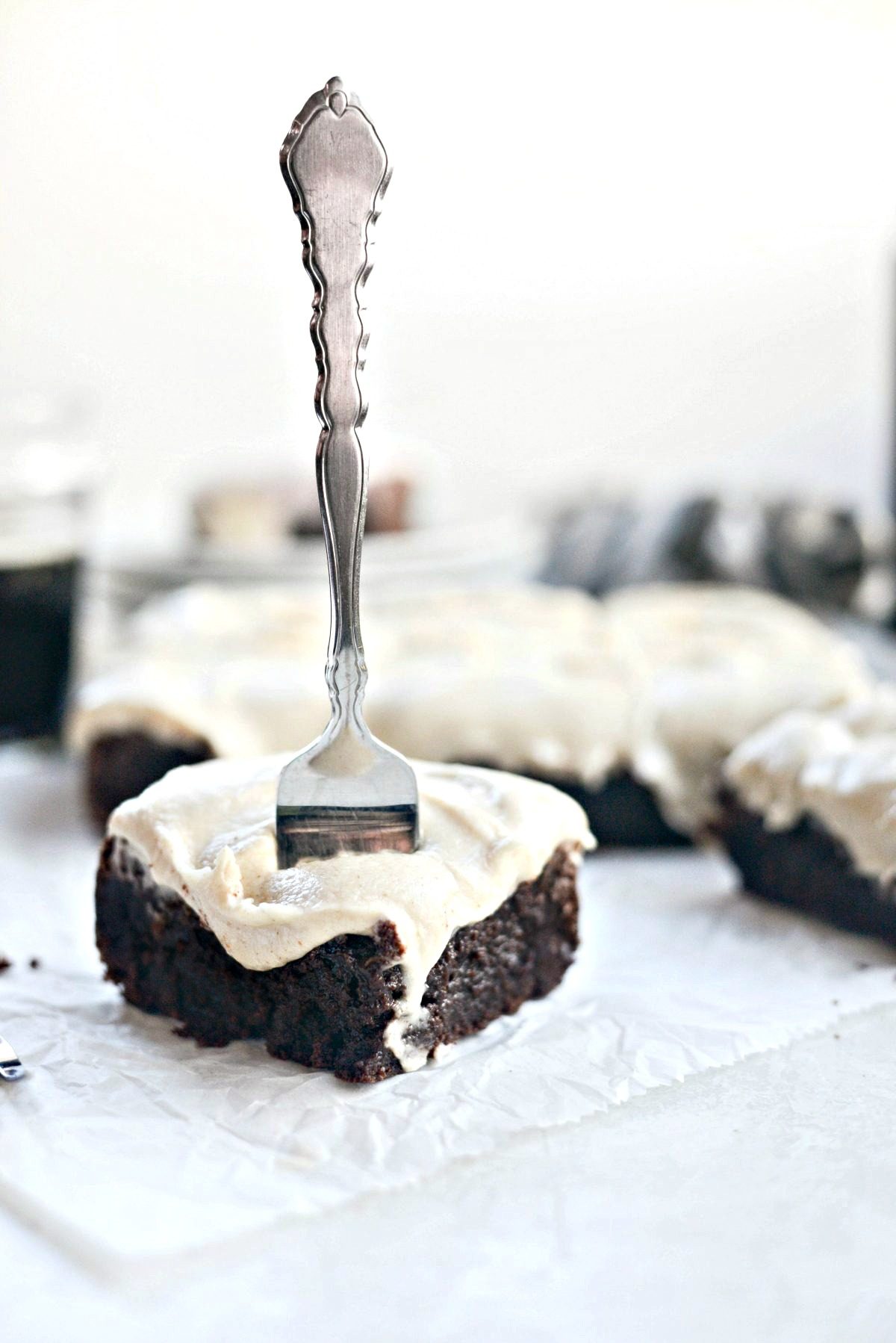 Chocolate Guinness Brownies with Brown Butter Stout Frosting