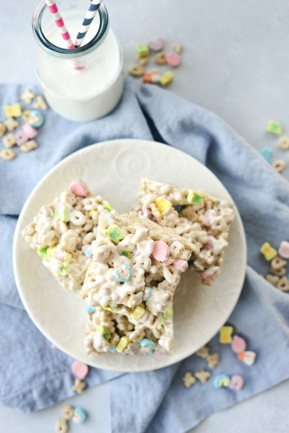 Lucky Charms Marshmallow Treats.