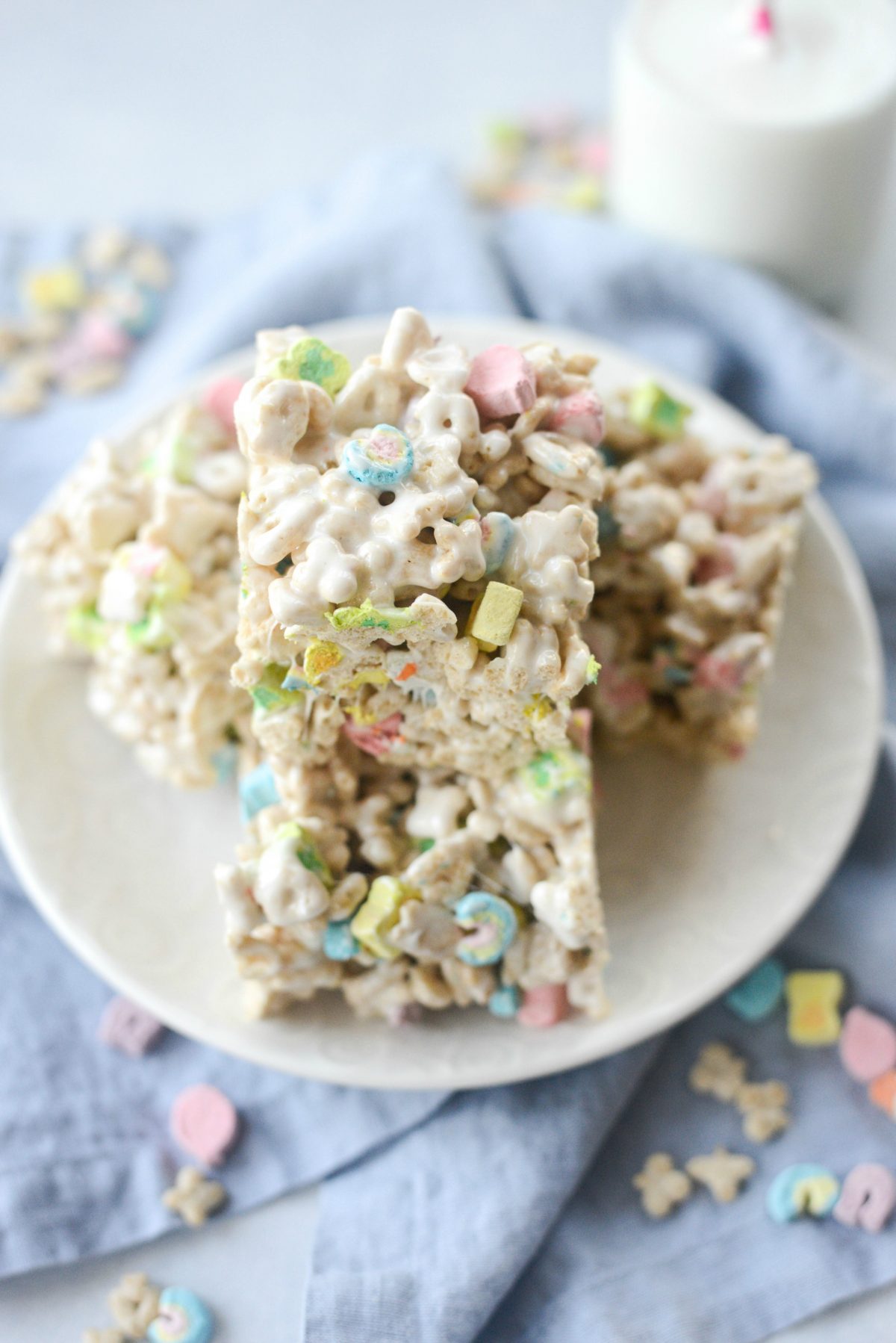 Lucky Charms Marshmallow Treats.