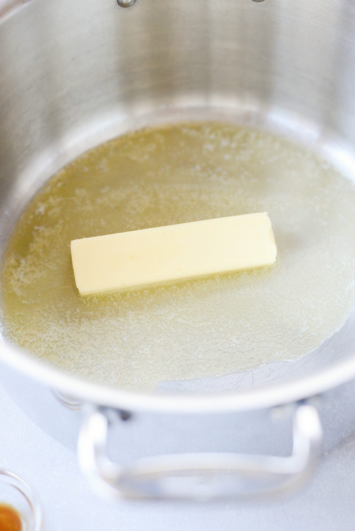 melt butter in pot