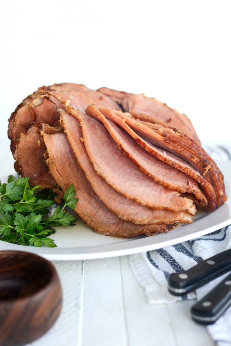 Slow Cooker Maple Brown Sugar Ham Simply Scratch