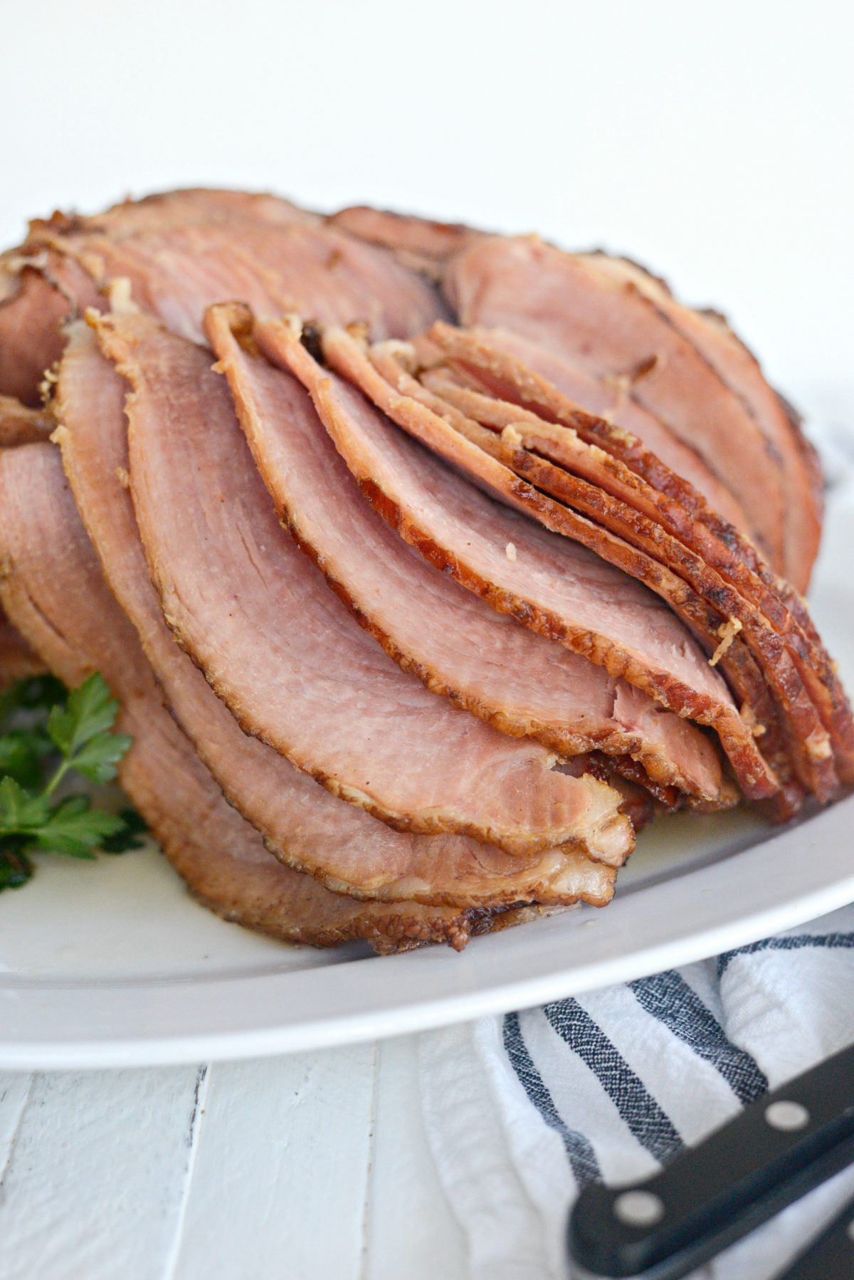 Slow Cooker Maple Brown Sugar Ham