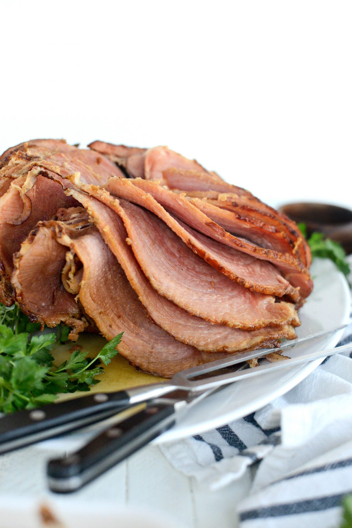 Slow Cooker Maple Brown Sugar Ham