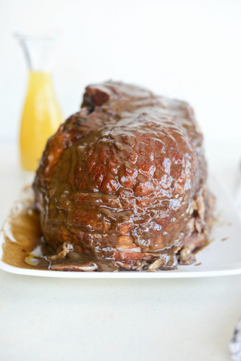 Slow Cooker Maple Brown Sugar Ham Simply Scratch