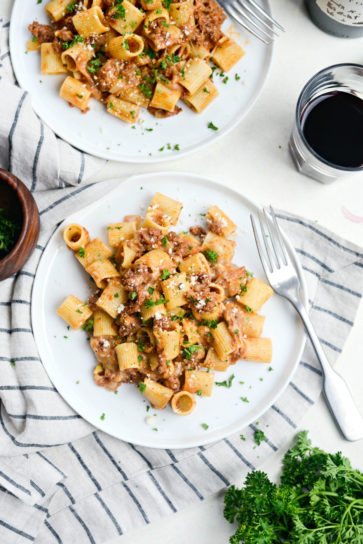 Easy Cheesy Beef Pasta Skillet l SimplyScratch.com (18)