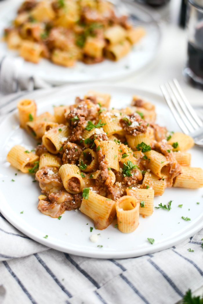 Easy Cheesy Beef Pasta Skillet