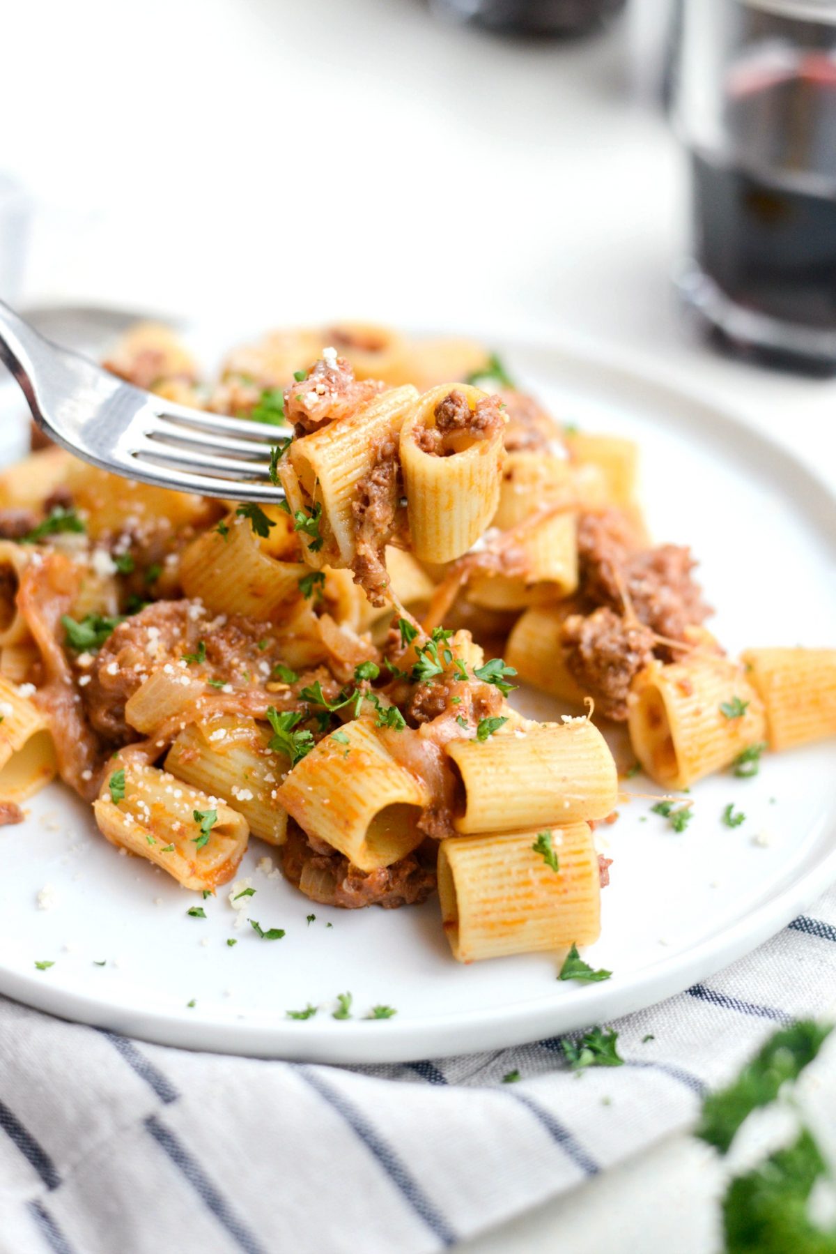 Easy Cheesy Beef Pasta Skillet