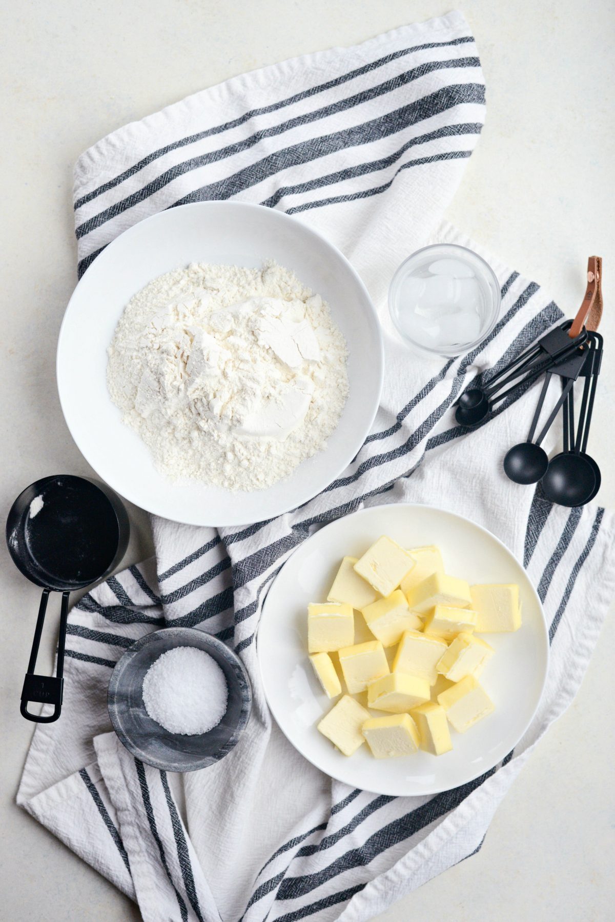 ingredients for Homemade Pie Crust