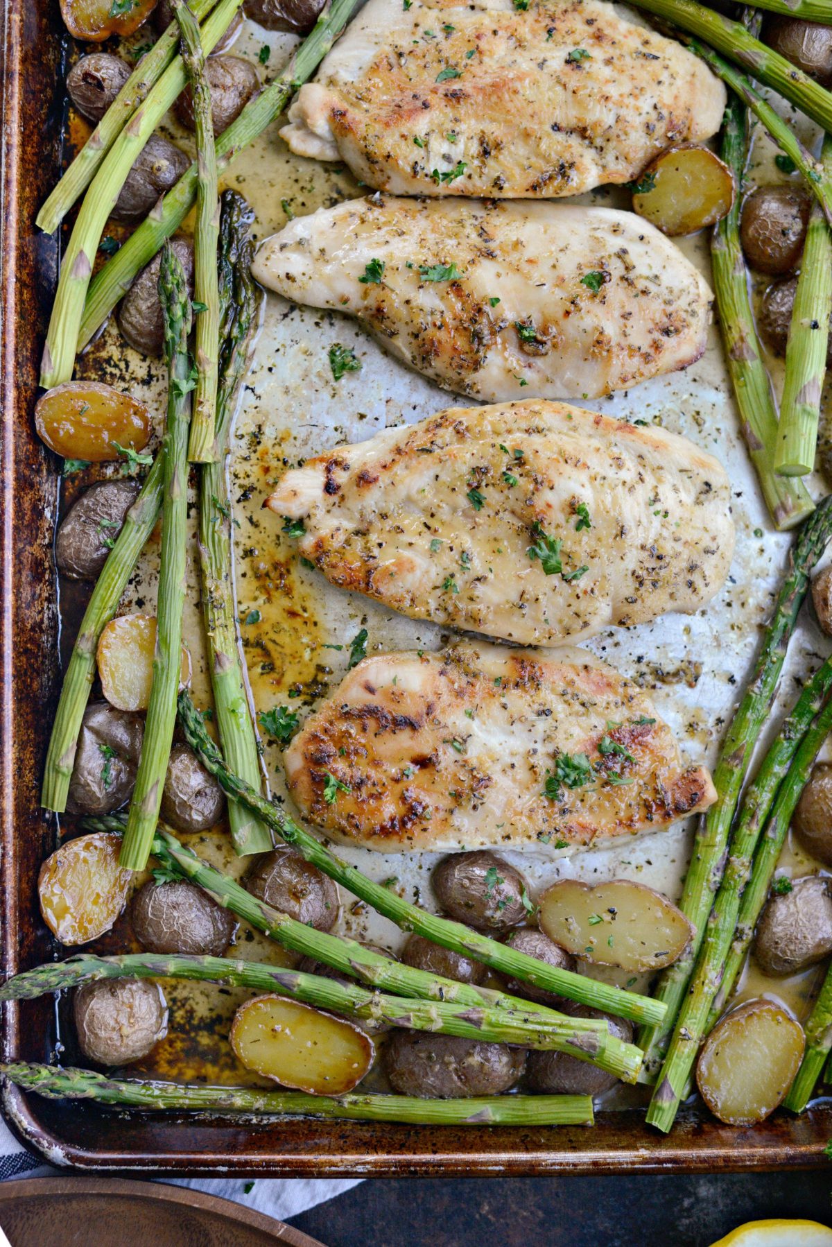 Honey Dijon Chicken Sheet Pan Dinner l SimplyScratch (14)