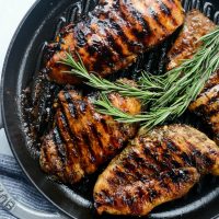 Balsamic Rosemary Grilled Chicken l SimplyScratch.com