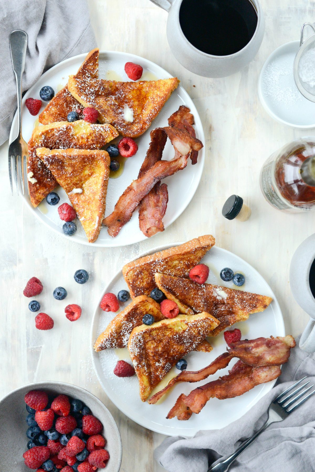 Cinnamon Sugar Crusted French Toast l SimplyScratch.com