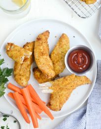 Crispy Air Fryer Chicken Tenders l SimplyScratch.com