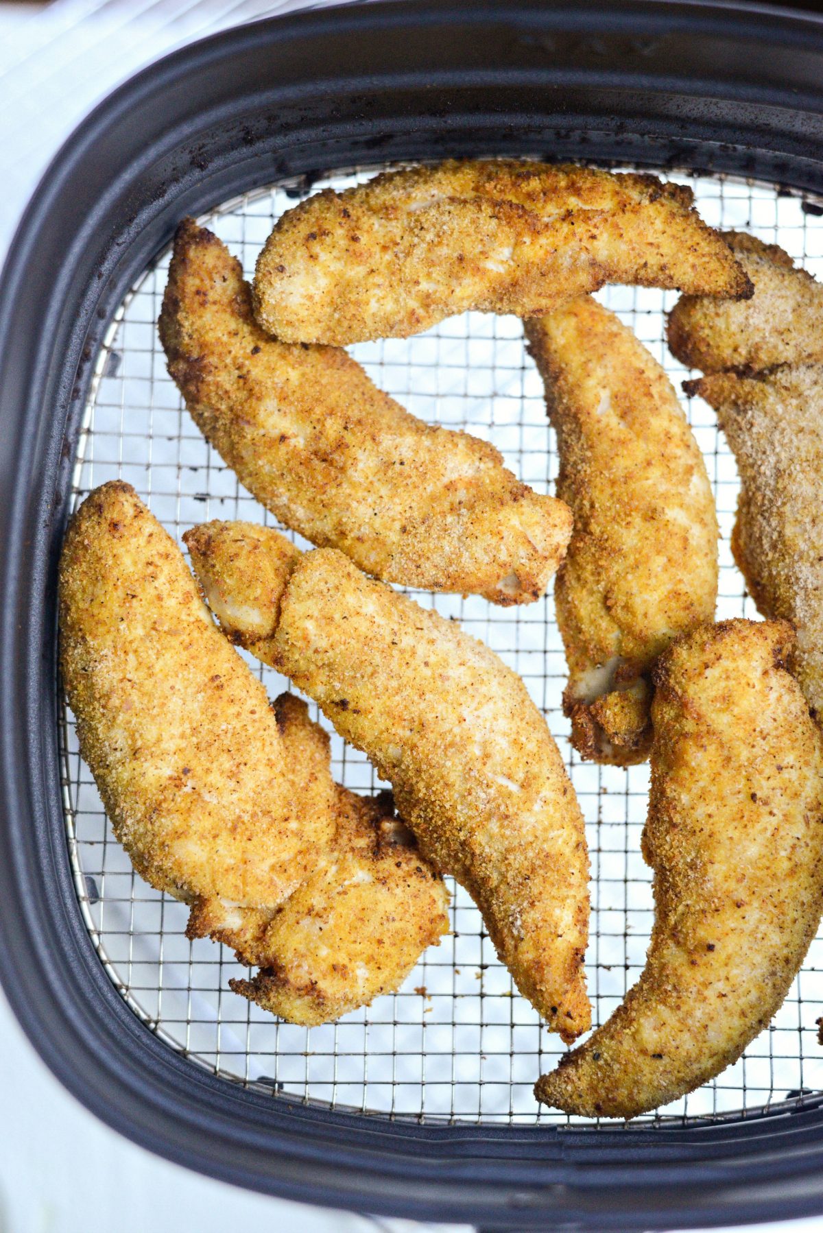 Crispy Air Fryer Chicken Tenders l SimplyScratch.com