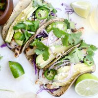 Grilled Tequila Lime Chicken Tacos