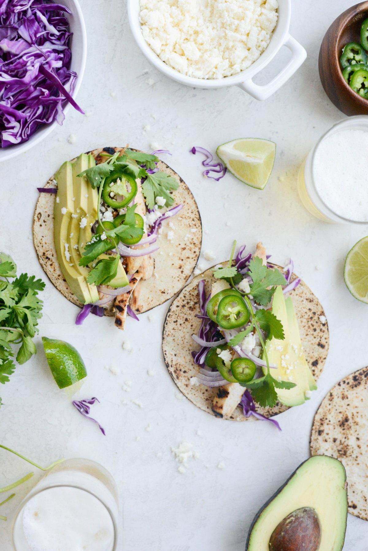 Grilled Tequila Lime Chicken Tacos