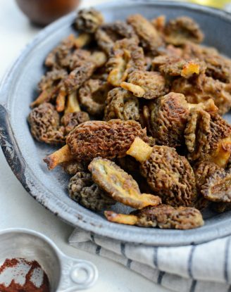 Pan Fried Morel Mushrooms l SimplyScratch.com