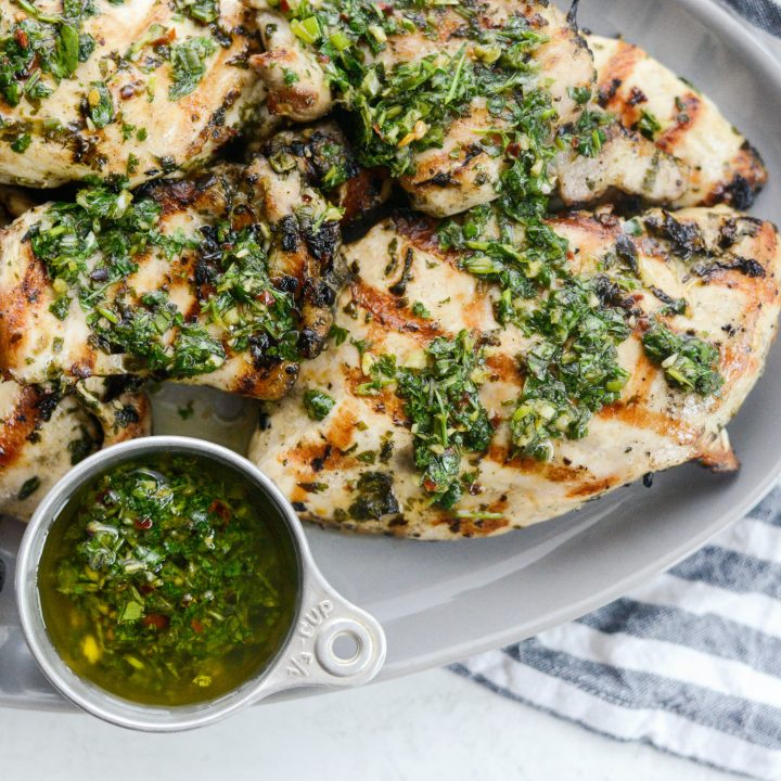 Chimichurri Grilled Chicken Simply Scratch