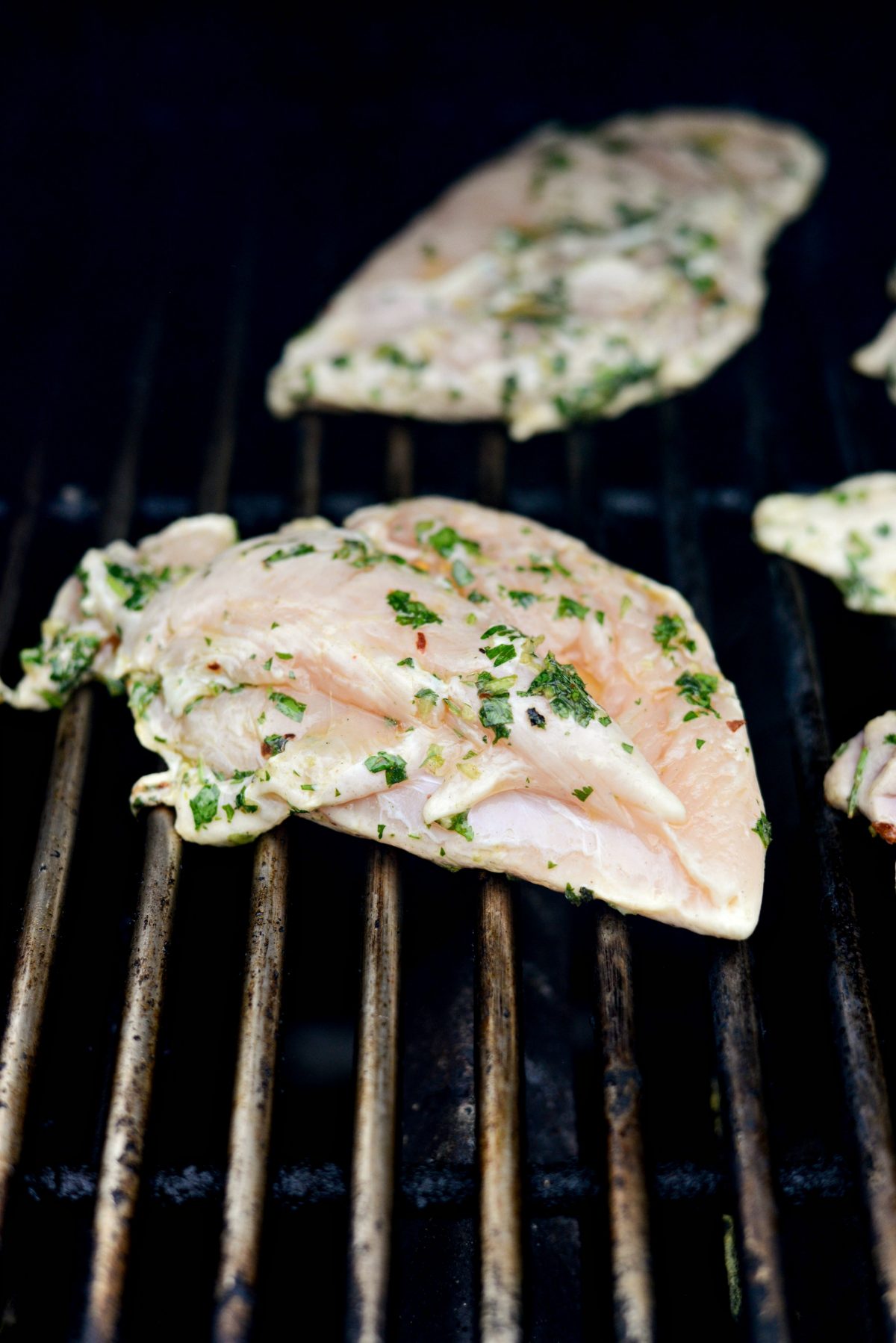 Cilantro Chimichurri Grilled Chicken l SimplyScratch.com