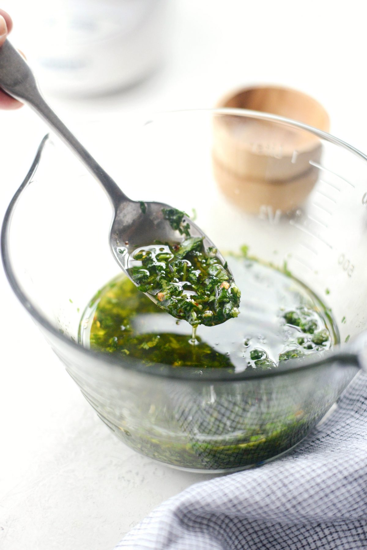 Cilantro Chimichurri Sauce l SimplyScratch.com