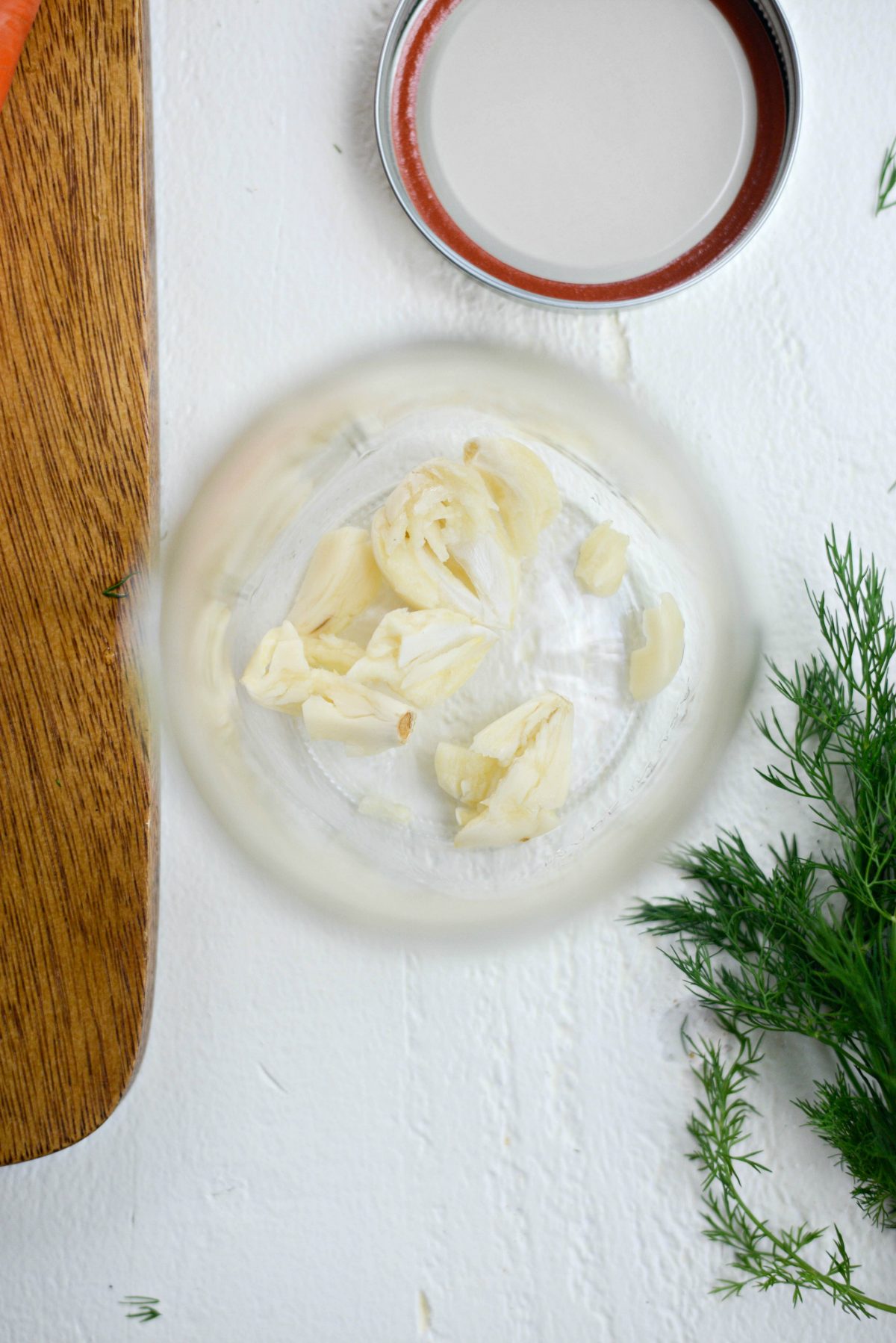 garlic in jar