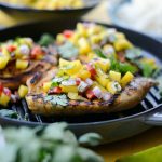 Grilled Cuban Mojo Chicken with Mango Salsa l SimplyScratch.com