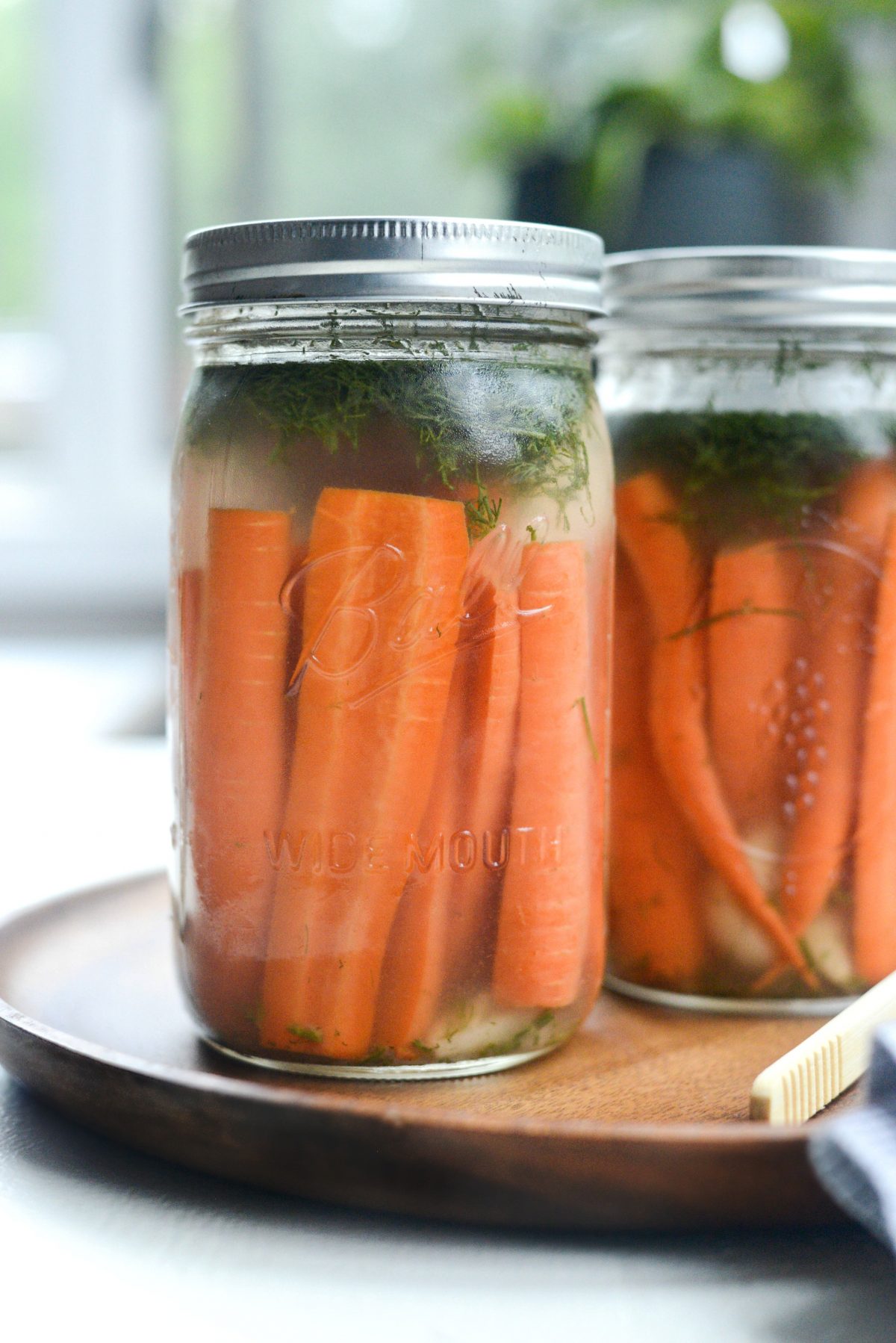 Naturally Fermented Dilly Carrots