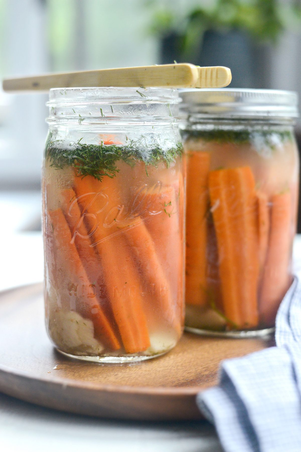 Naturally Fermented Dilly Carrots