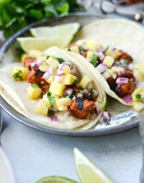 Easy Tacos al Pastor with Pineapple Salsa