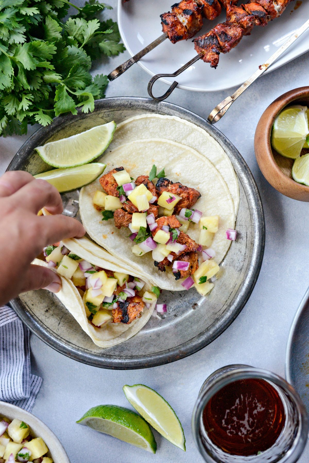 EEasy Tacos al Pastor with Pineapple Salsa