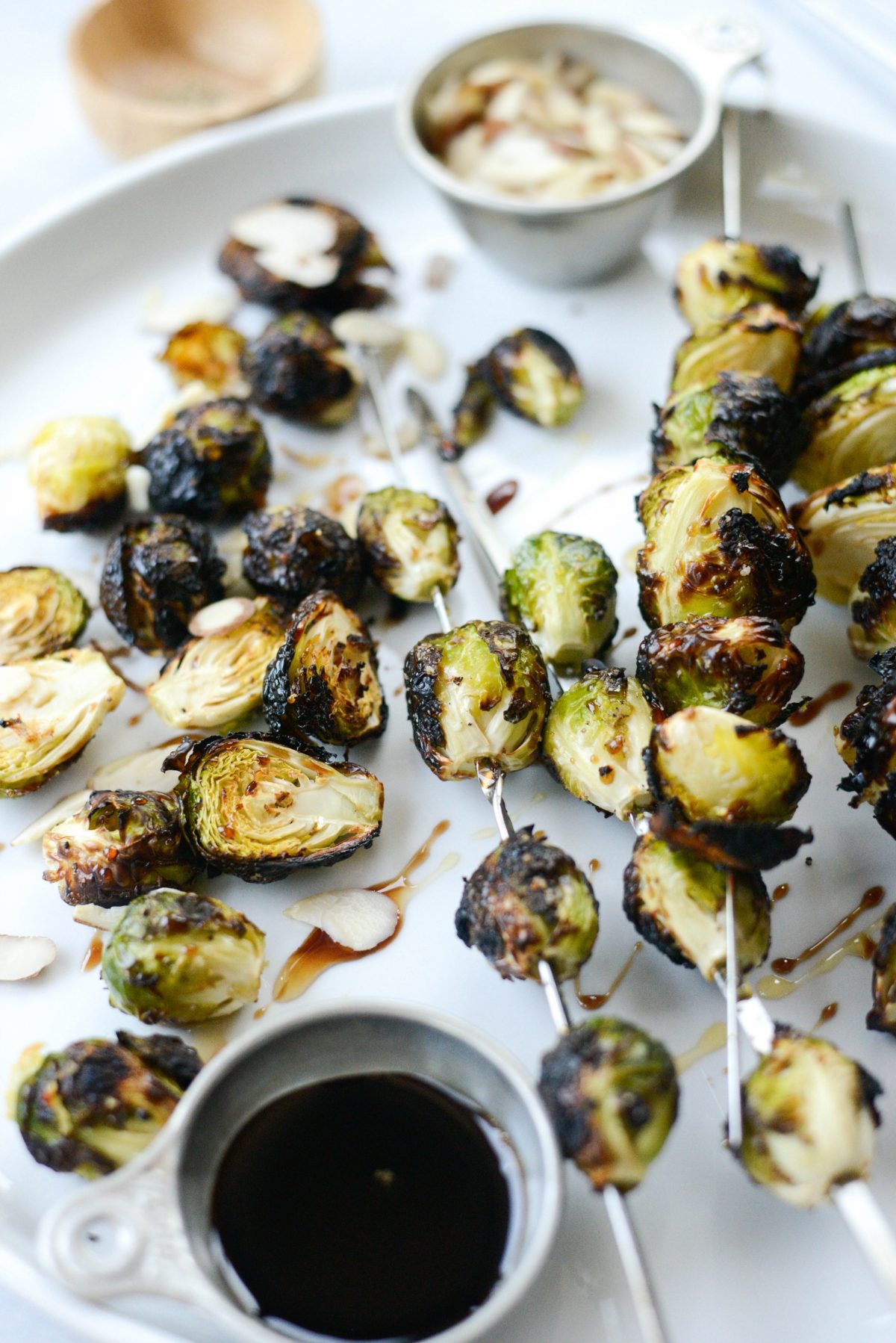 Grilled Garlic Brussels Sprouts