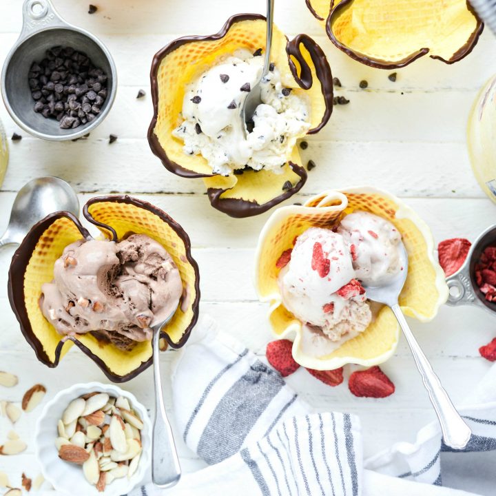 ice cream waffle bowl
