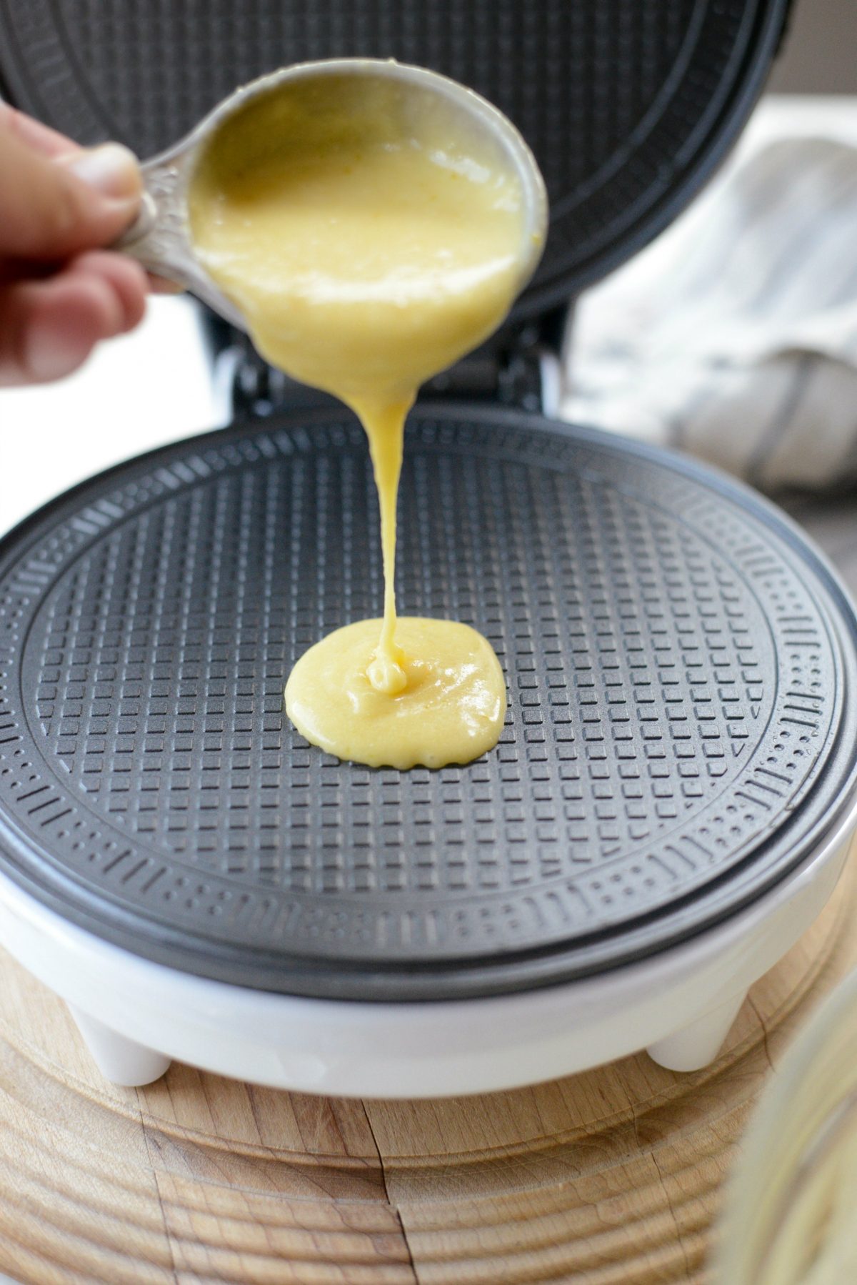 HOMEMADE WAFFLE BOWLS Sweetened with Honey and made by hand fresh