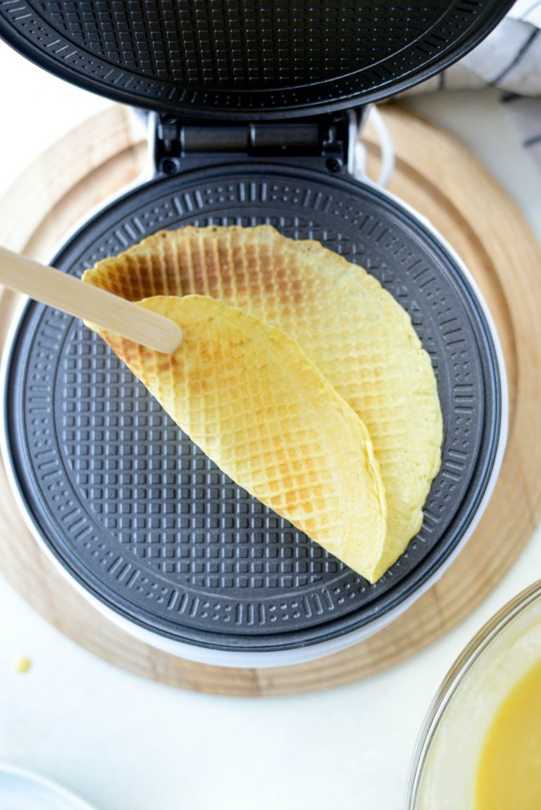 Homemade Ice Cream Waffle Bowls Simply Scratch