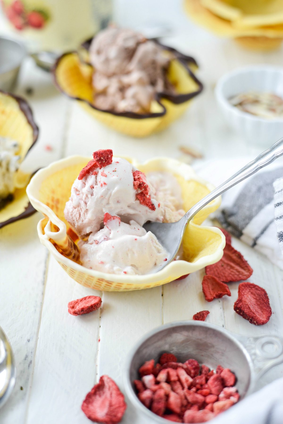 Homemade Ice Cream Waffle Bowls 