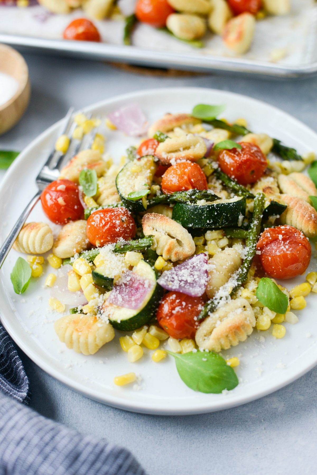 Sheet Pan Gnocchi with Summer Vegetables